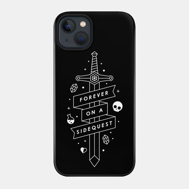 Forever on a side quest - Video games - Videogames - Phone Case