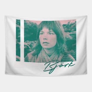 Björk / Aesthetic Style Fan Design Tapestry