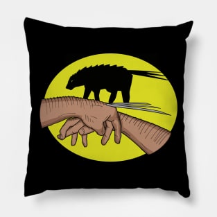 Uncanny Shadow Puppets Pillow