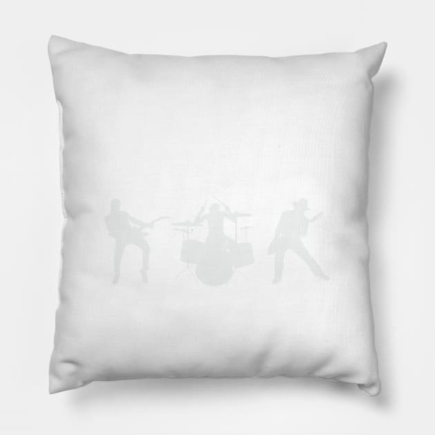 I May Be Old But I Got to See All the Rock Bands Funny Music Lover Design Pillow by JessDesigns