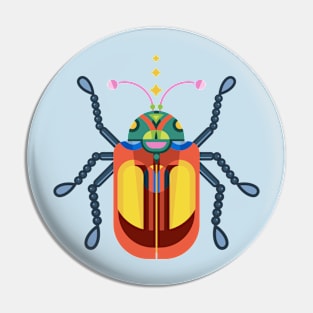 Insect Geometric Design Pin