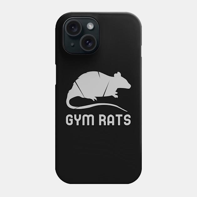 GYM RATS - funny fitness design Phone Case by Thom ^_^