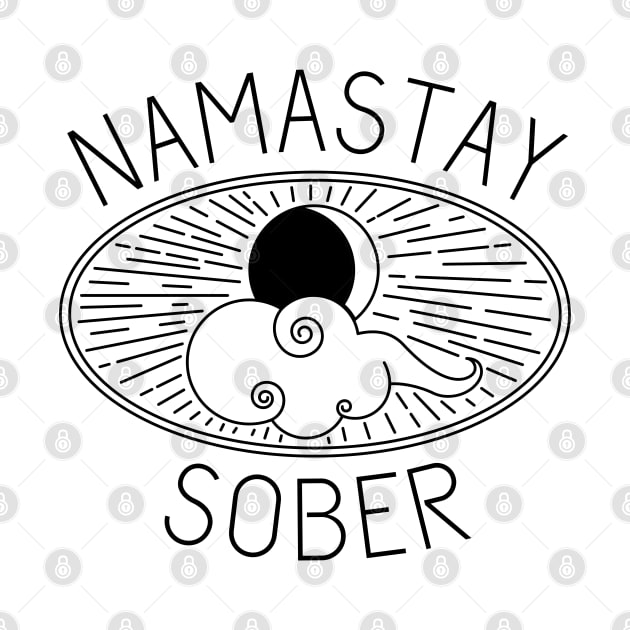 Vintage Namastay Sober Drug | Addiction Recovery by WaBastian