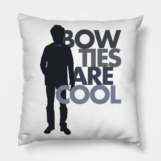 Bow Ties Are Cool Pillow by Styled Vintage