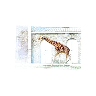 giraffe poster T-Shirt