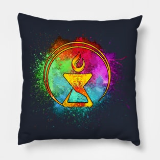 Small Print Splash Chalice Pillow