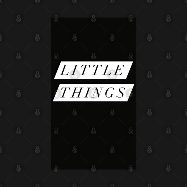 Little Things Black design by BlossomShop