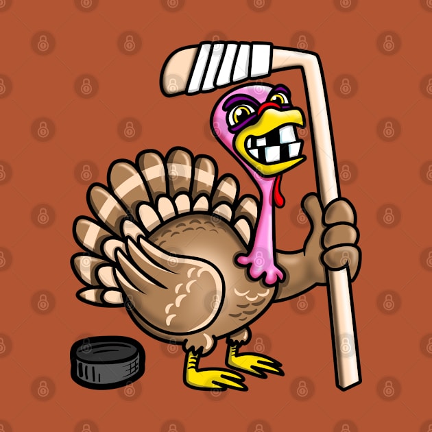 Funny Hockey Turkey by PnJ