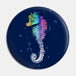 Seahorse in his element Pin