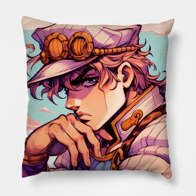 Anime Wonderland: Whimsical Art Prints Featuring Manga-Inspired Designs for Otaku Bliss! Pillow by insaneLEDP