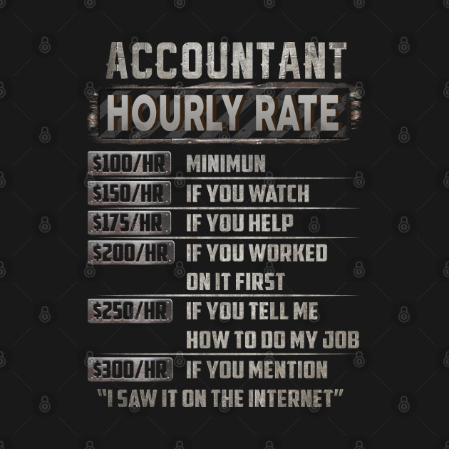 accountant hourly rate by Amazingcreation