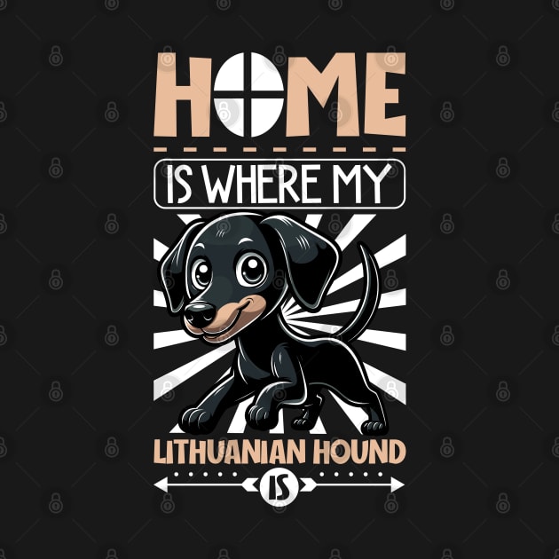 Home is with my Lithuanian Hound by Modern Medieval Design