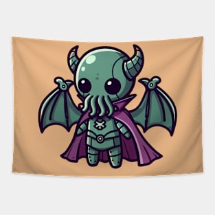 Cthulhu Robot Vampire Tapestry