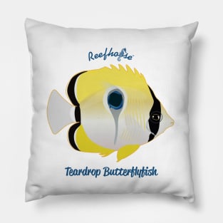 Teardrop Butterflyfish Pillow