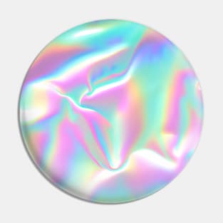 Iridescence Holographic Texture Pin