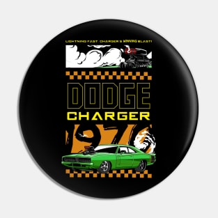 1970 Charger SRT Car Pin