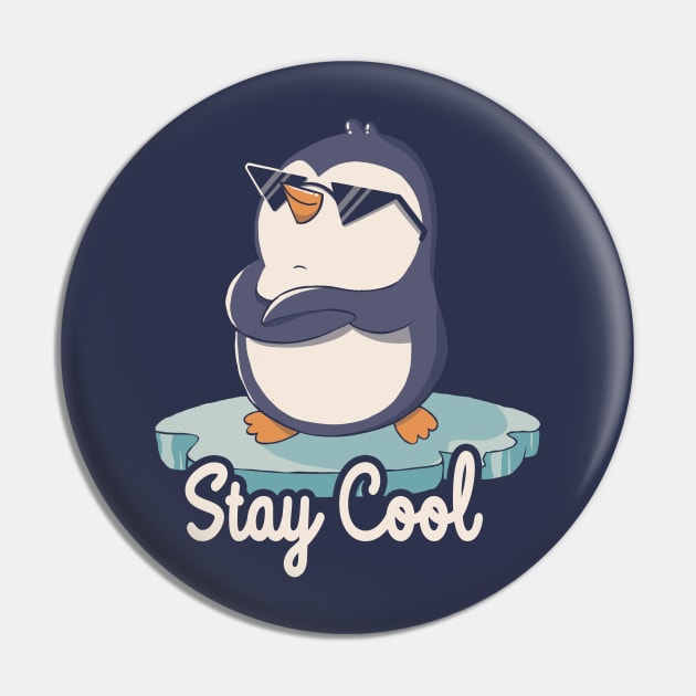 Stay Cool Funny Penguin by Tobe Fonseca Pin by Tobe_Fonseca