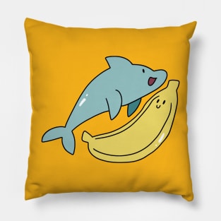 Dolphin and Giant Banana Pillow