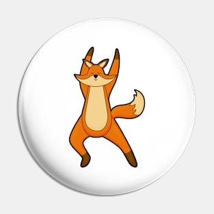 Fox at Yoga Stretching exercise Pin