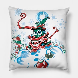 Happy Christmas Tree Pillow