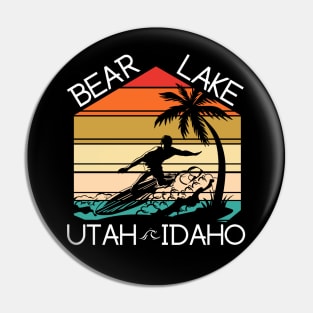 Bear Lake Utah Idaho Sunset Pin
