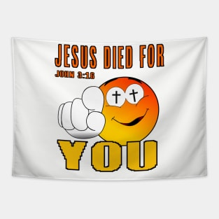 Jesus Died for YOU Tapestry