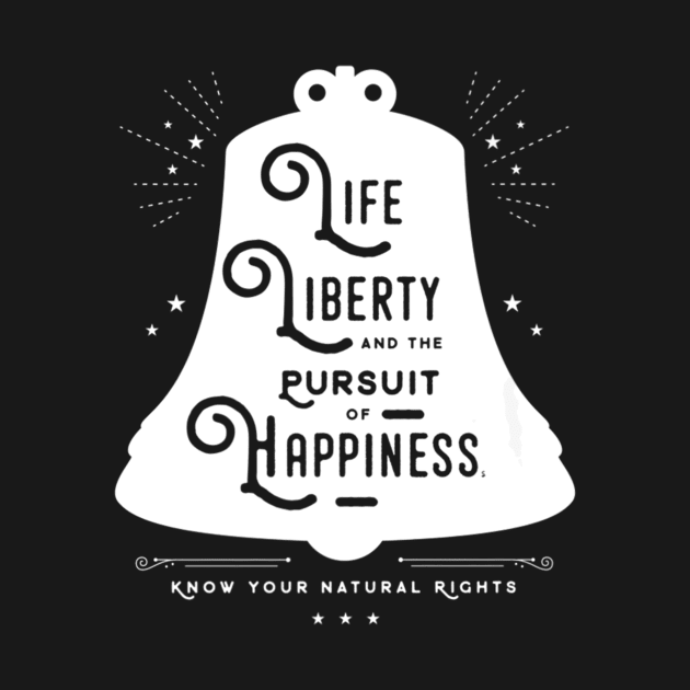 Life Liberty Pursuit Of Happiness Qanon Patriot Premium Tee by Stick Figure103