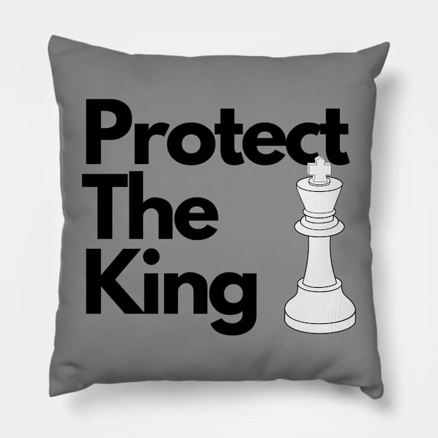 Protect the King Pillow by Disocodesigns