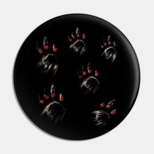 Scary Paws Pin