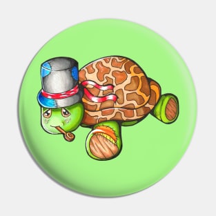 Flying High As A Tortoise (GB) Pin