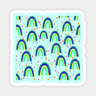 Raindrops and Rainbows Magnet