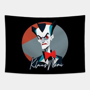 Klaus Nomi / Retro Fan Art Design Tapestry