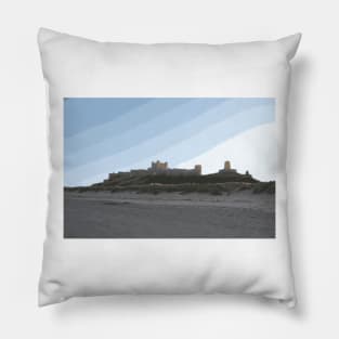 Bamburgh Castle Pillow