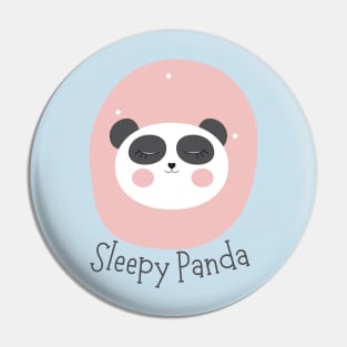 Sleepy Panda Pin