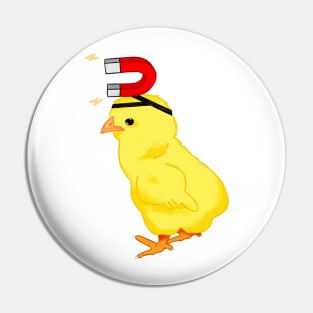 Chick Magnet Pin