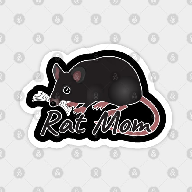 Rat Mom Magnet by LunaMay