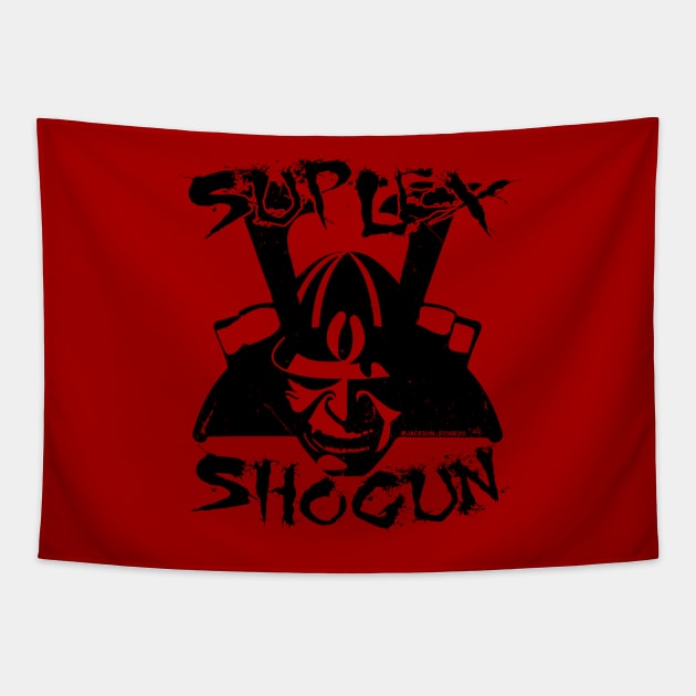 Jackson Stone - SUPLEX SHOGUN Tapestry by MEGACHAMPIONSHIPWRESTLINGSHOP