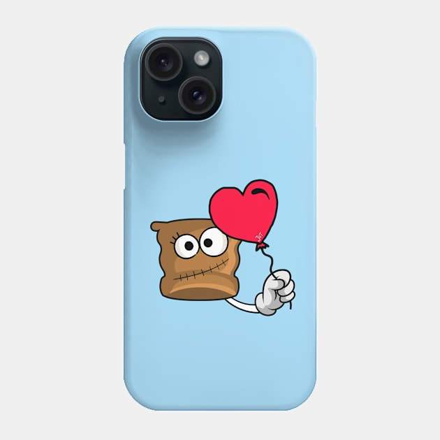 Frank Holding A Heart Balloon Phone Case by JessiT