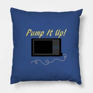 Pump It Up! 2 Gold Sparkles Pillow