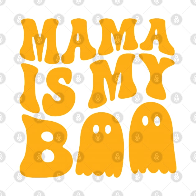 Groovy Mama Is My Boo Halloween Kids Toddler Boys Girls , mom by sarabuild