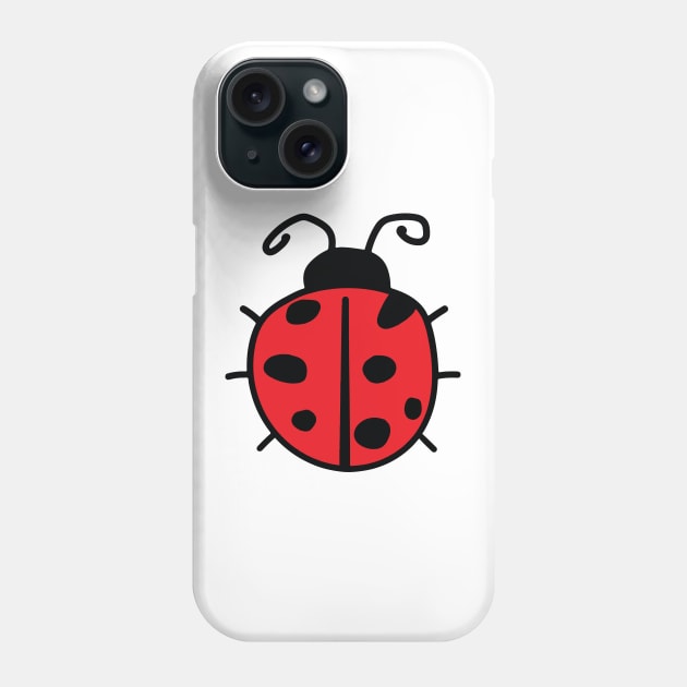 Ladybug Phone Case by Cathalo