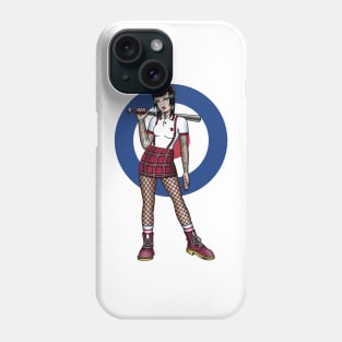 OldSalt American Traditional Skinhead Girl Phone Case