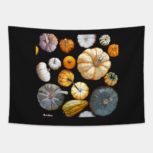 Pumpkin Tile 1 (Dark Purple) Tapestry