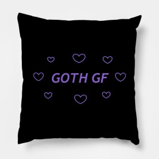 Goth girlfriend Pillow