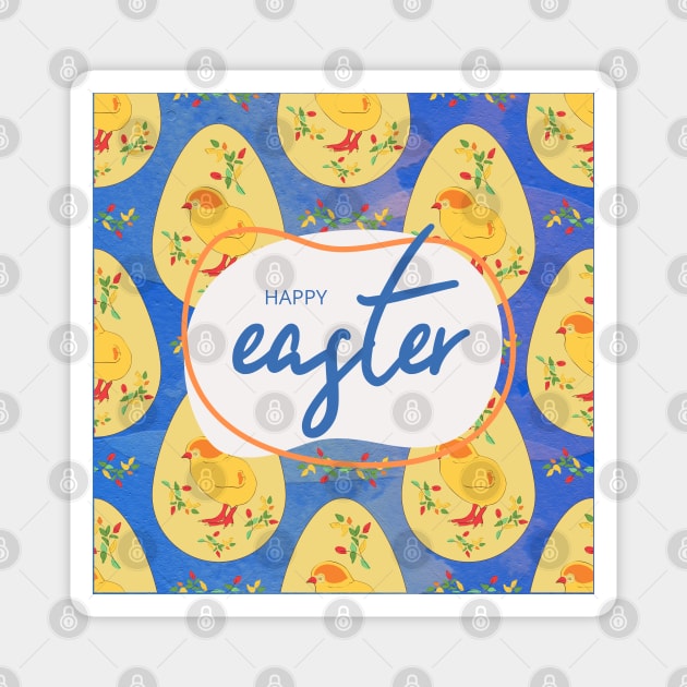 Happy Easter to Every Bunny | one cute chick Magnet by A&A