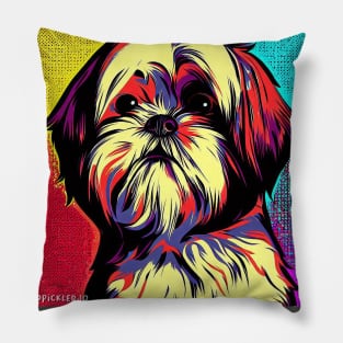 Shih Tzu Pop Art Pillow