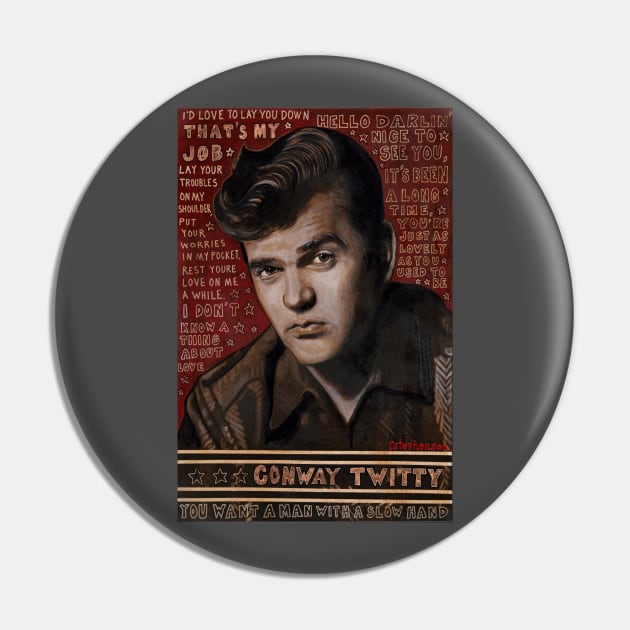 Conway Twitty Pin by Raybomusic01