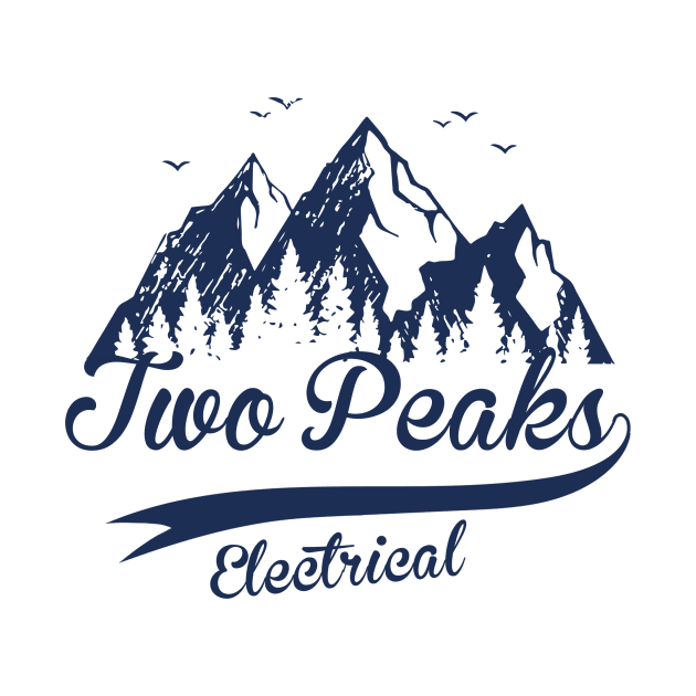 Two Peaks Electrical (Baseball Font) by 5ivecanons