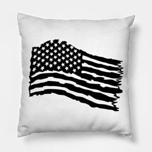 Distressed American Flag Pillow