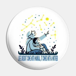 Stargazing Mom's Guiding Light Pin